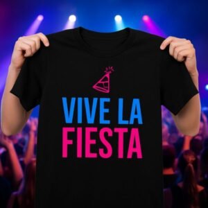 Camiseta “Vive la fiesta” edición especial