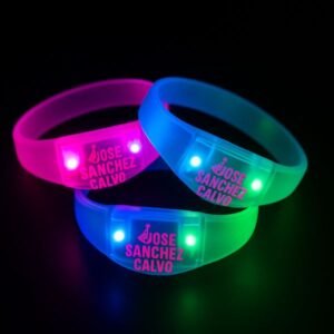 Pulsera luminosa personalizada